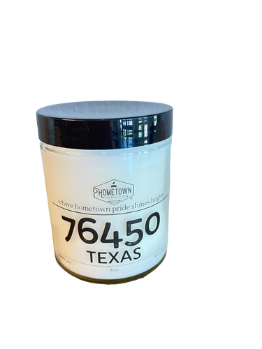 TP- 76450 Glass Candle 6. oz